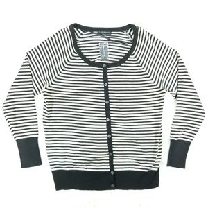 NWT LANE BRYANT Striped Metallic Cardigan 18/20